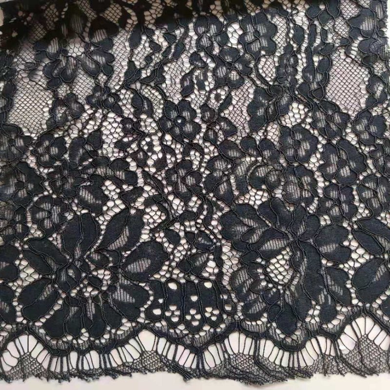 Lace Fabric Dress Eyelash Nylon for Women's Wear Wholesale Supplier 9